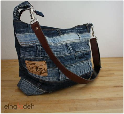 Tasche Aus Jeanshose Bag Made From Pair Of Jeans Upcycling