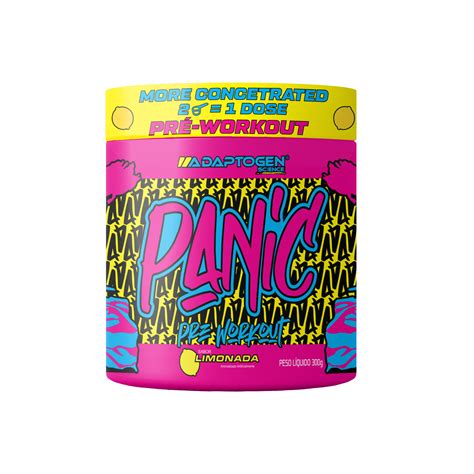 Panic Pré treino Super Concentrado 300g Adaptogen Science