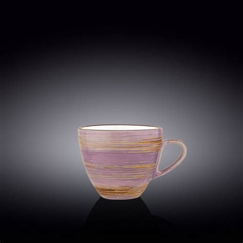 Taza T C Platillo Ml Spiral Lavander Wilmax Boom Color Menajes