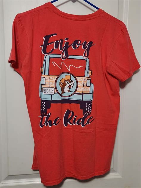 Shirt M Buc Ees Enjoy The Ride Bucees Size Medium Gem