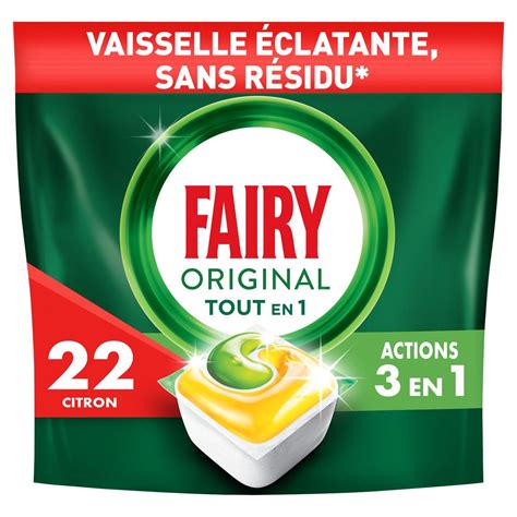 Tablettes Lave Vaisselle Citron Tout En Plus Fairy Le Sachet De