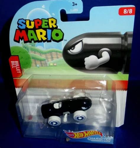 Mattel Super Mario Bros Coleccionista Hot Wheels Coches Bala Billete