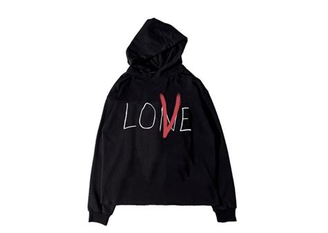 Vlone Love Hoodie Black Kickstw