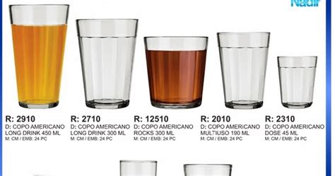 Quantos Ml Tem Um Copo Americano De Bar