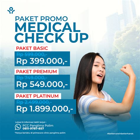 Promo Medical Check Up Jakarta Primecare Clinic