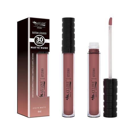 Batom Líquido Nude 30h Cor 650 Max Love MERCADO MAKE