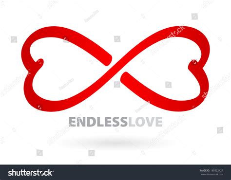 Endless Love Infinity Symbol Stock Vector 189322427 Shutterstock