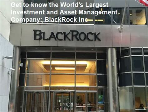 Get To Know The Worlds Largest Investment And Asset Management Company