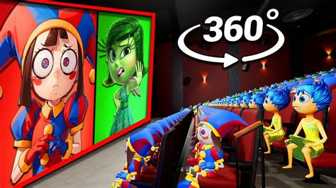 Inside Out 2 X The Amazing Digital Circus 360° Cinema Hall 4k Vr 360 Video Youtube