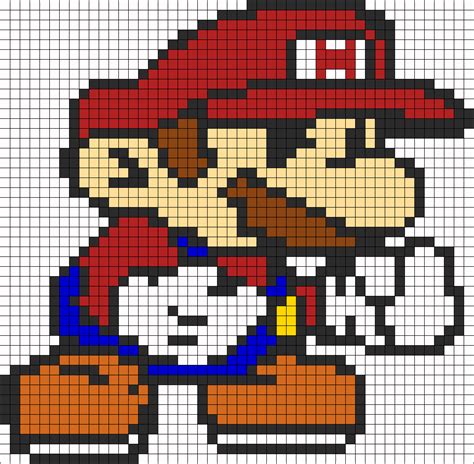 Perler Bead Templates Super Mario World Bead Sprite Perler Bead Art