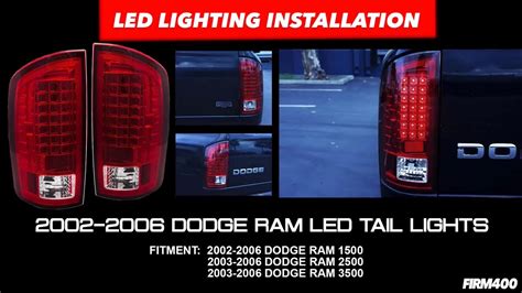 Dodge Ram Led Tail Lights Install Ajp Distributors Youtube