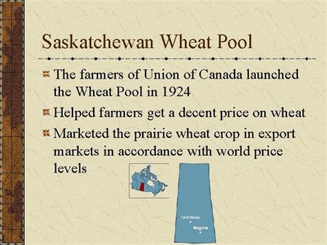 Roaring 20s Economy Saskatchewan Wheat Board Canadas Growing