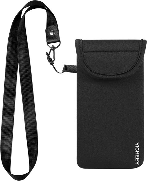 Amazon Around The Neck Hanging Lanyard Open Top Black Case Fits