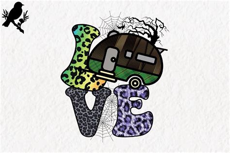Love Halloween Camper Sublimation Graphic by AspireFhd · Creative Fabrica