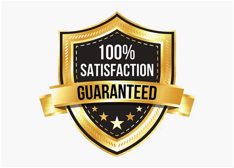 100 Percent Satisfaction Guaranteed 100 Satisfaction Guarantee Png