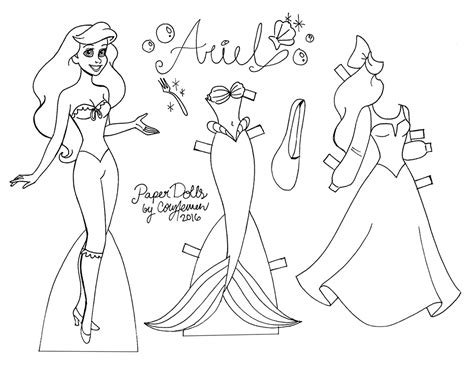 Princess Paper Dolls Printable