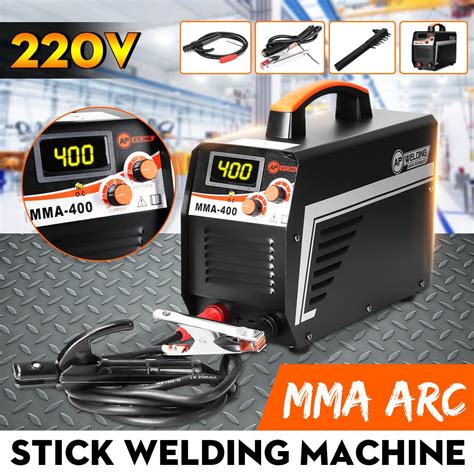 Mma 400 Igbt 20 400a 220v Digital Stick Welder Dc Inverter Arc Welding