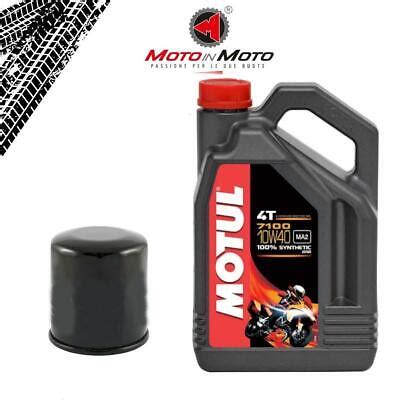 Kit Tagliando Olio Motul W Filtro Per Honda Vt Shadow