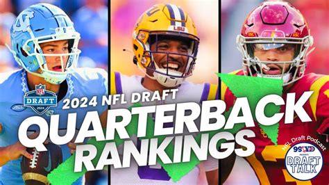 Top Quarterbacks In The 2024 Nfl Draft Including Caleb Williams And