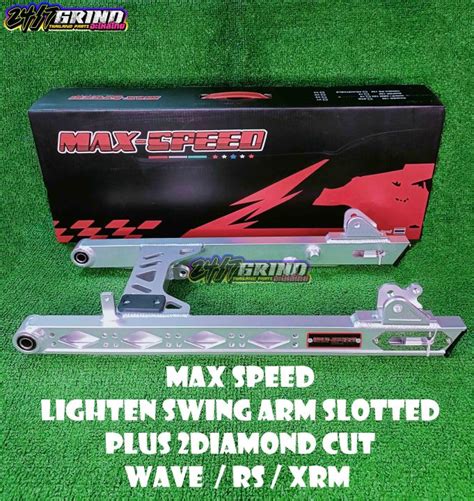 Max Speed Lighten Swing Arm Diamond Cut Plus Honda Wave Xrm Rs