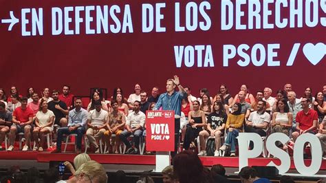 Directo Mitin central del PSOE de Pedro Sánchez en València