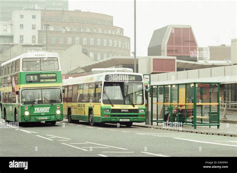 Middlesbrough Bus Station, 17th January 1996 Stock Photo - Alamy