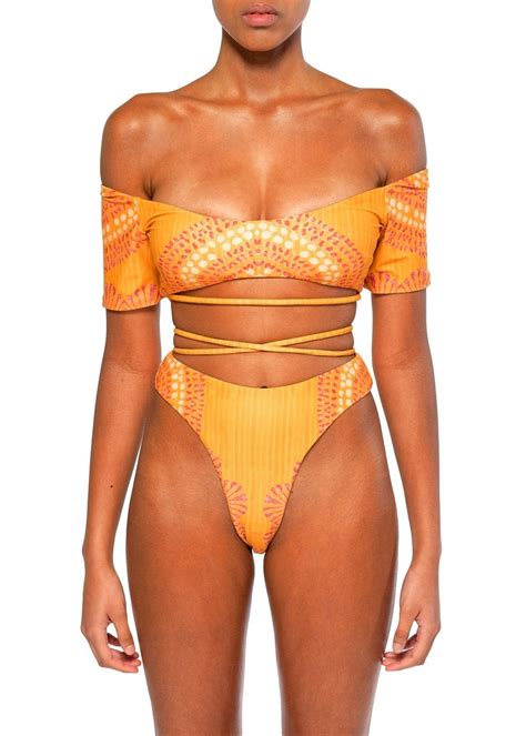 Andrea Iyamah India High Waist Bikini