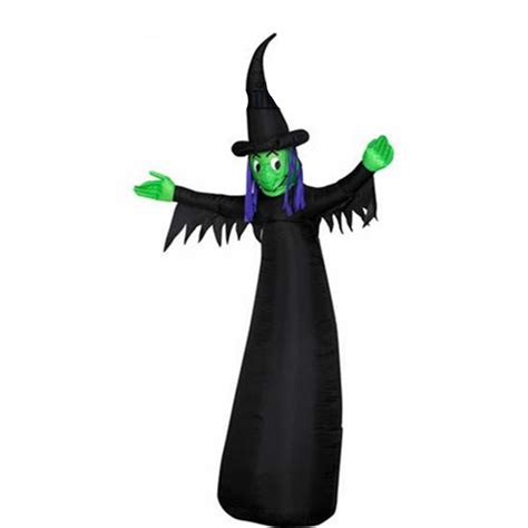 Halloween Inflatable Witch Model For Outdoor Yard Decoration