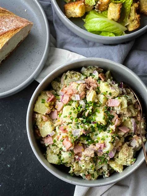 Classic Potato Salad With Bacon The Devil Wears Salad