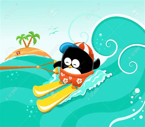 water skiing activities cartoon clipart - Clipground