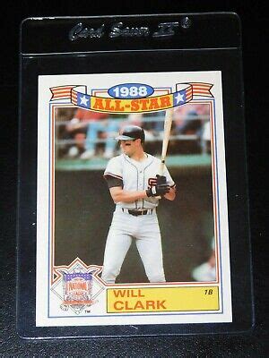 1989 TOPPS 1988 ALL STAR GAME COMMEMORATIVE SET WILL CLARK 13 NrMint