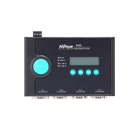 MOXA NPort 5450 W Adapter Serial To Ethernet Device Server ManuAuto