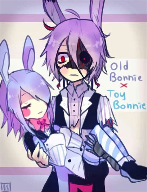 New And Old Bonnie Anime Fnaf Fnaf Drawings Fnaf