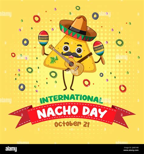 International Nacho Day Banner Design illustration Stock Vector Image ...