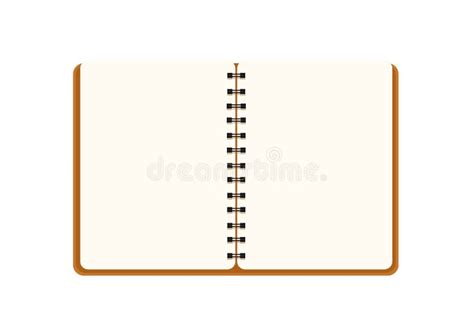 Spiral Notepad. Vector Illustration Stock Vector - Illustration of ...