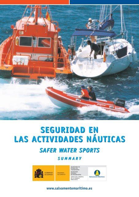 Seguridad en las actividades nÃuticas Salvamento MarÃtimo