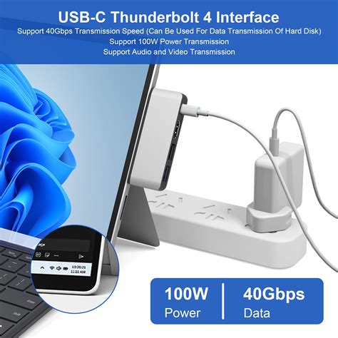 Buy Surface Pro Hub Docking Station With K Hdmi Usb C Thunerbolt