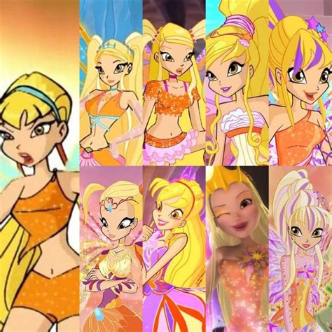 Stella All Transformations Winx Club