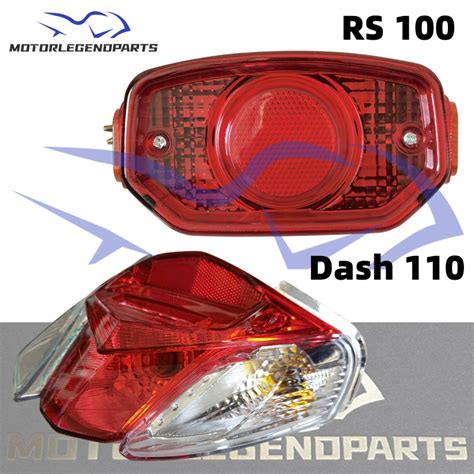 Honda Dash 110 RS 100 Tail Light Motorcycle Brake Light Shopee