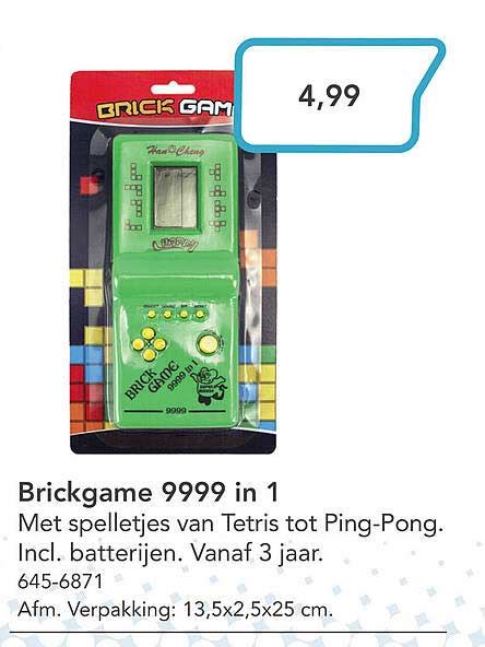 Brickgame 9999 In 1 Aanbieding Bij Otto Simon 1Folders Nl