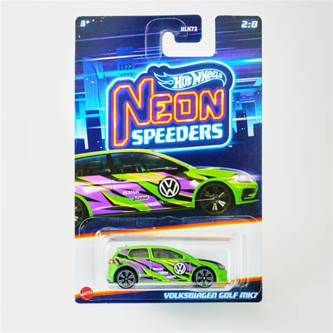 Hot Wheels Neon Speeders Volkswagen Golf Mk7 Shopee Malaysia