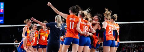 TeamNL Volleybaldames Besluiten VNL In Japan Met Zege Op Zuid Korea