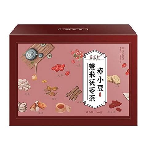 200g 7 05 OZ 10g 20bag Red Bean Coix Seed Poria Tea 红