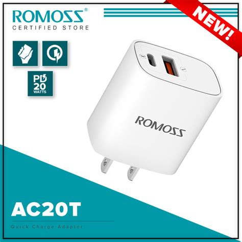 Romoss Ac T Pd W Type C To Type C Usb Fast Charging Adapter