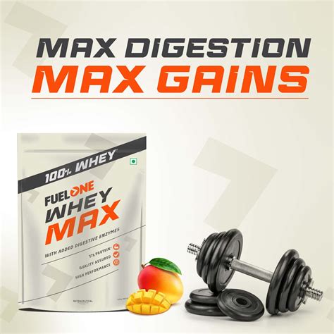 Buy Fuelone Whey Max Whey Protein Concentrate Whey Protein Isolate