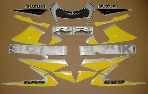 Suzuki Gsx R Srad Full Replacement Decals Kit Etsy