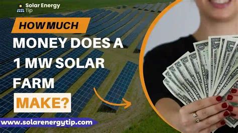 How Much Money Does A 1 Mw Solar Farm Make In 2024