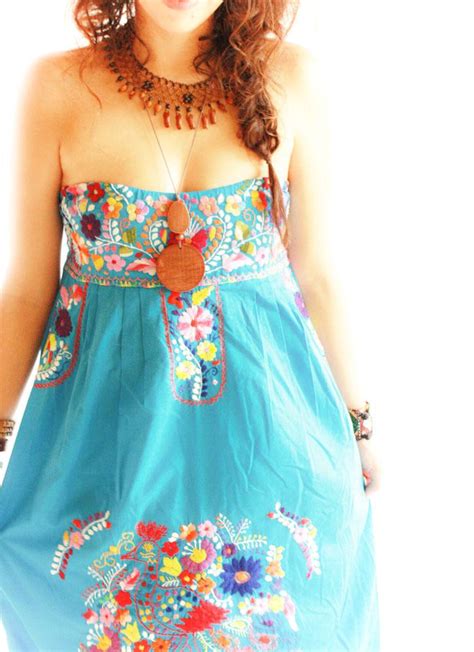 Handmade Mexican Embroidered Dresses And Vintage Treasures From Aida