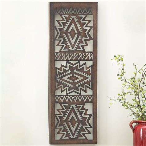 Southwest Geometric Metal Wall Art Western Wall Art Southwest Wall