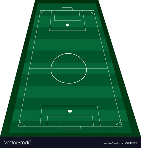 Vertical Football Field Royalty Free Vector Image